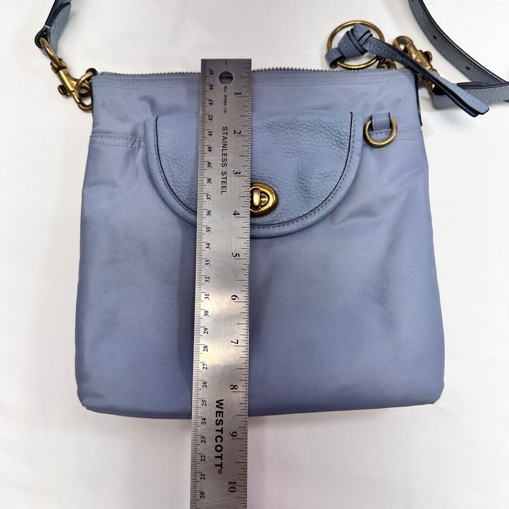 Coach Colorblock Nylon & Leather Turnlock Crossbody Bag A2022-3170 - Picture 5 of 8